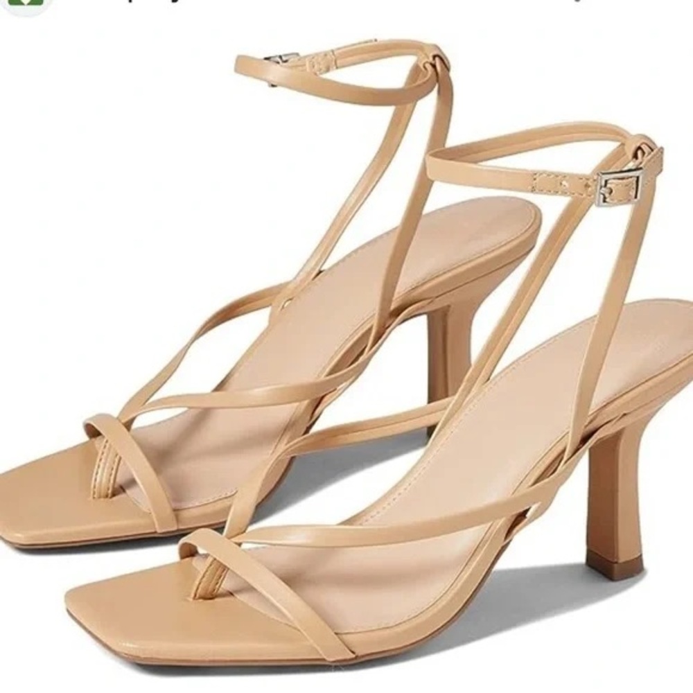 Abercrombie & Fitch Tan Strappy Heels